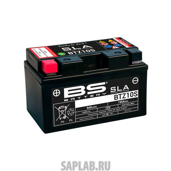 Купить запчасть  BS_BATTERY - 300696 АКБ Bs Agm, 12в, 8.6 Ач 150x88x93, Прямая - , Ytz10s Bs Battery 300696 BS Battery  300696