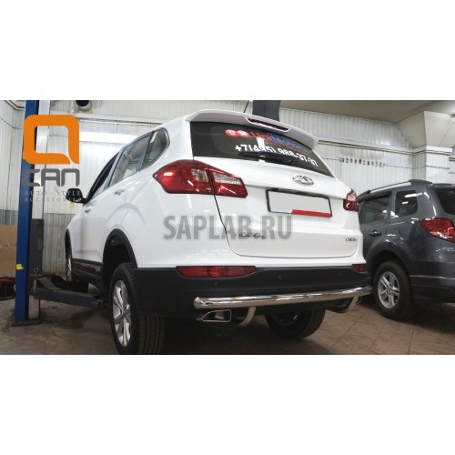 Купить запчасть CAN OTOMOTIV - CYTI570065 Защита заднего бампера Chery Tiggo 5 (2014-) (одинарная) d60(кенгурин|кенгурятник|навесное оборудование|защита бампера|обвес - \)