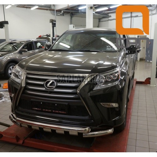 Купить запчасть CAN OTOMOTIV - LE46334600 Защита переднего бампера Lexus GX460 (2014-) (Shark) d76/60(кенгурин|кенгурятник|навесное оборудование|защита бампера|обвес - Лексус ГХ \)