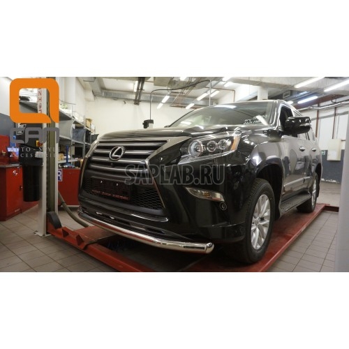 Купить запчасть CAN OTOMOTIV - LE46334602 Защита переднего бампера Lexus GX460 (2014-) (одинарная) d 76(кенгурин|кенгурятник|навесное оборудование|защита бампера|обвес - Лексус ГХ \)