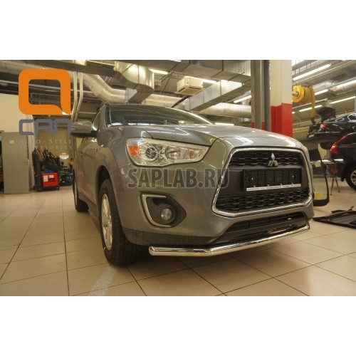 Купить запчасть CAN OTOMOTIV - MIAS336009 Защита переднего бампера Mitsubishi ASX (Митсубиши ASX) (2012-) (одинарная) d 60(кенгурин|кенгурятник|навесное оборудование|защита бампера|обвес - Митсубиси Митсубиши АСХ \)