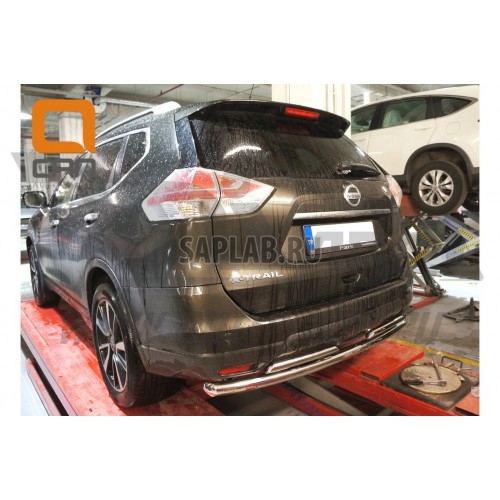 Купить запчасть CAN OTOMOTIV - NIXT572167 Защита заднего бампера Nissan X-Trail (2014-) (двойная) d 60/42(кенгурин|кенгурятник|навесное оборудование|защита бампера|обвес - \)