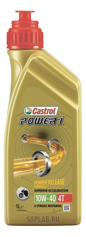 Купить запчасть CASTROL - 15688B Моторное масло Castrol Power 1 4T 10W-40 1л