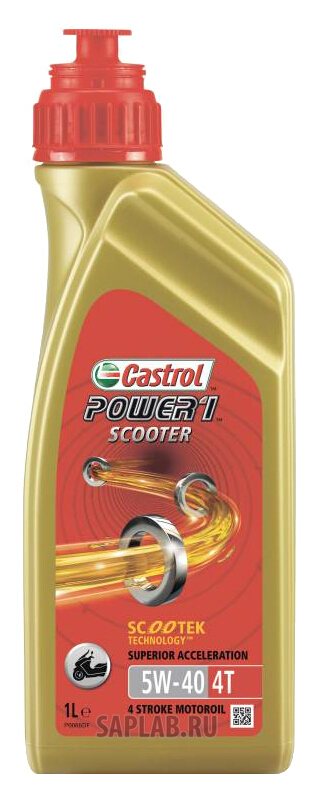 Купить запчасть CASTROL - 15688F Моторное масло Castrol Power 1 Scooter 5W-40 1л