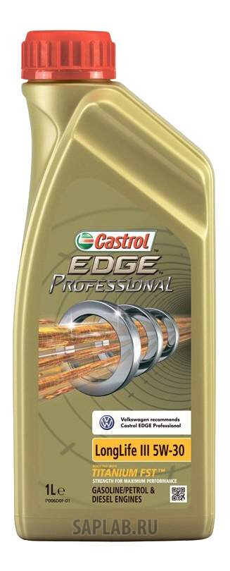 Купить запчасть CASTROL - 157AD6 Моторное масло Castrol Edge Professional VW LongLife III 5W-30 1л