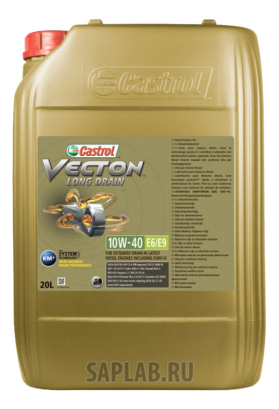 Купить запчасть CASTROL - 157AED Моторное масло Castrol Vecton Long Drain 10W-40 20л