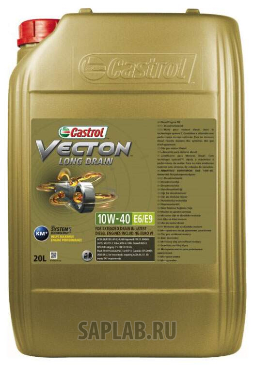 Купить запчасть CASTROL - 157AF0 Моторное масло Castrol Vecton Long Drain 10W-40 20л