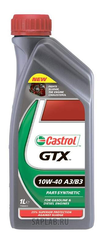 Купить запчасть CASTROL - 1586FC Моторное масло Castrоl GTX 10W40 A3/B3 (1л) (12 шт,) масло моторное, полусинтетика 1586FC