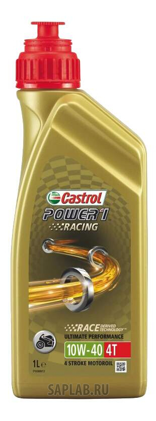 Купить запчасть CASTROL - 159ECE Моторное масло Castrol Power 1 Racing 4T 10W-40 1л