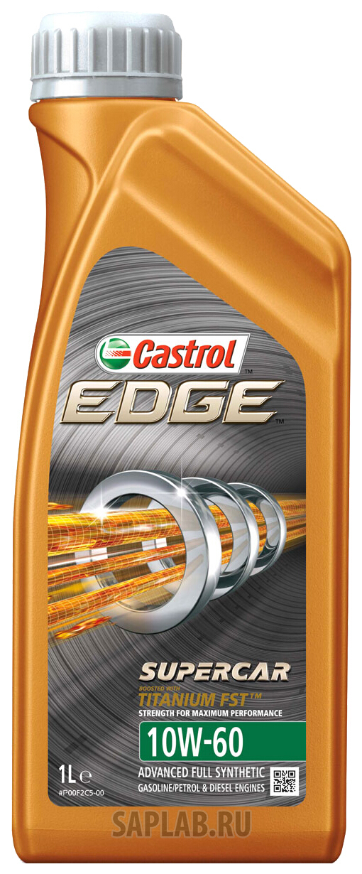 Купить запчасть CASTROL - 15A001 Моторное масло Castrol Edge SUPERCAR 10W-60 1 л