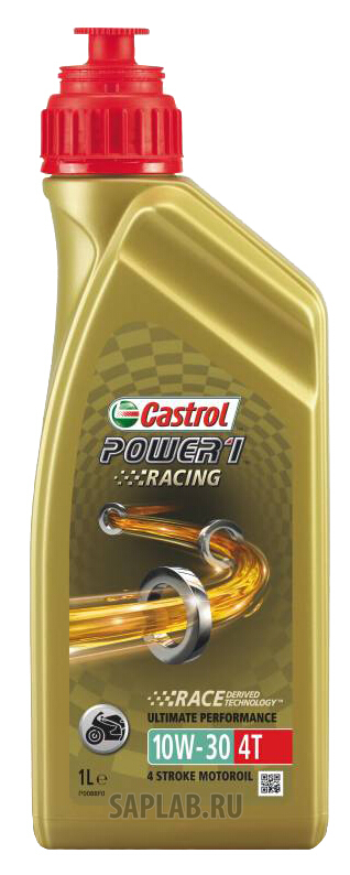 Купить запчасть CASTROL - 15A0BE Моторное масло Castrol Power 1 Racing 4T 10W-30 1л