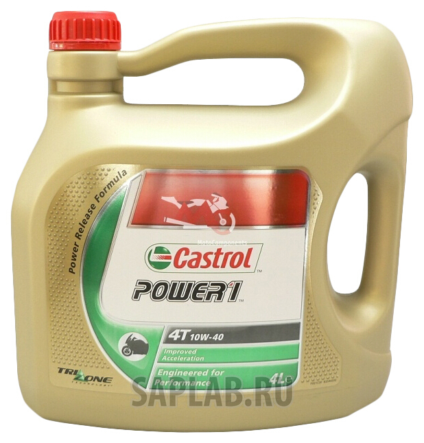 Купить запчасть CASTROL - 15AB41 Моторное масло Castrol Power 1 4T 10W-40 4л