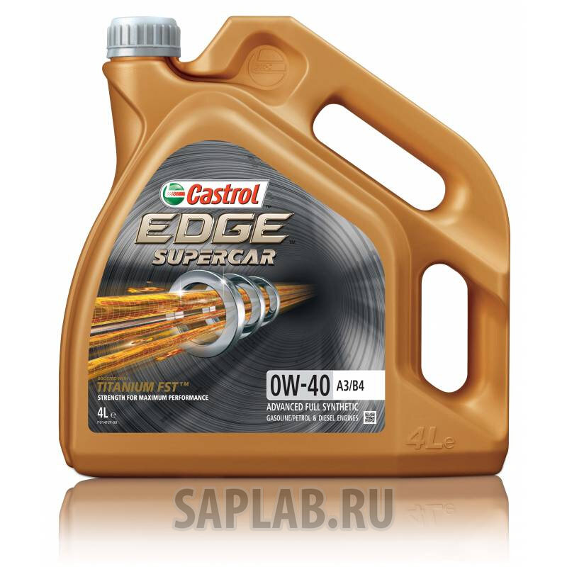 Купить запчасть CASTROL - 15B6BF Моторное масло Castrol Edge Supercar 0W-40 4л