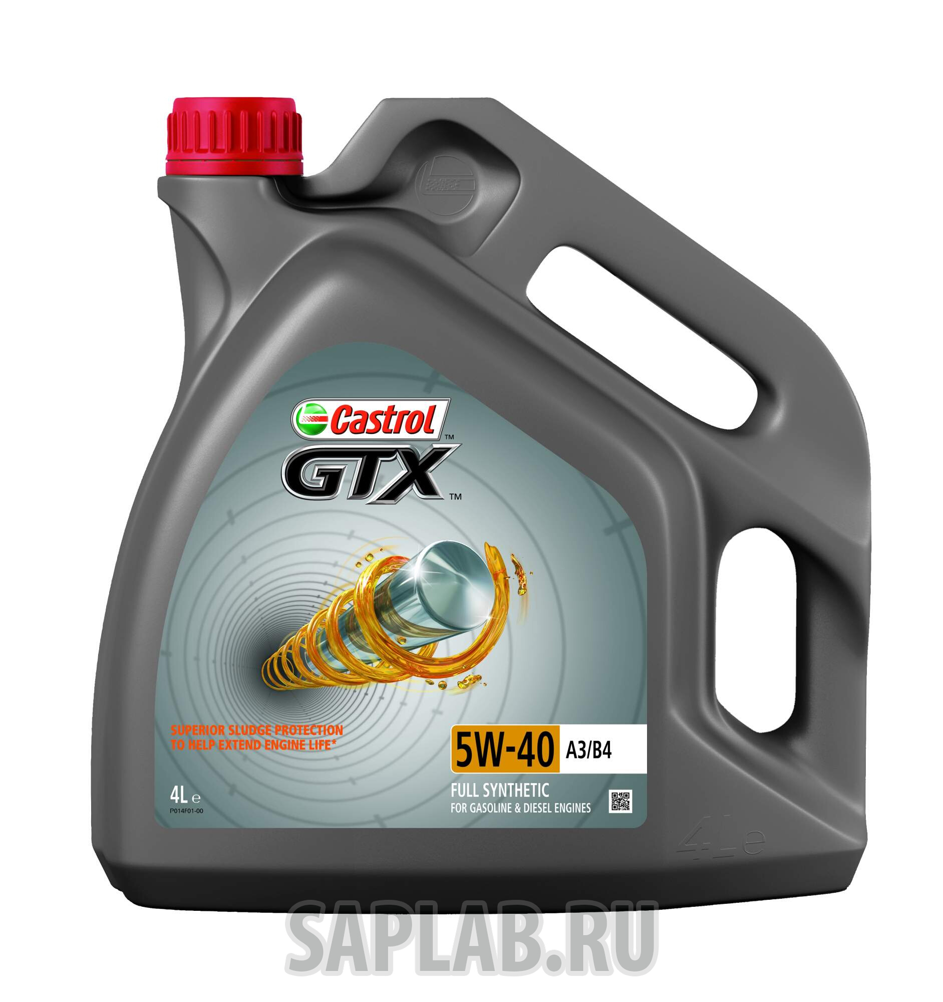 Купить запчасть CASTROL - 15B9F5 Моторное масло Castrol GTX 5W-40 4л