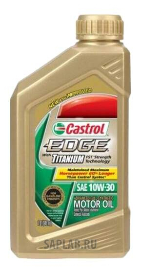 Купить запчасть CASTROL - 79191262412 Моторное масло Castrol Edge With Titanium Fluid Strength Technology 10W-30 0,946л