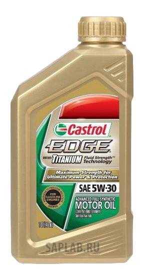 Купить запчасть CASTROL - 79191262436 Моторное масло Castrol Edge With Titanium Fluid Strength Technology 5W-30 0,946л