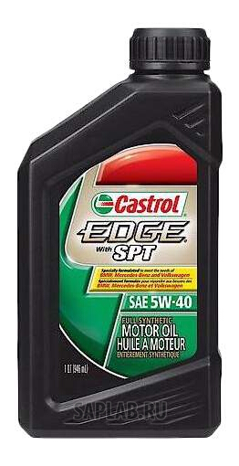 Купить запчасть CASTROL - 79191262498 Моторное масло Castrol Edge With Syntec Power Technology 5W-40 0,946л