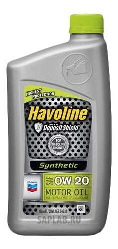 Купить запчасть CHEVRON - 223389729 Моторное масло Chevron Havoline Synthetic Blend 0W-20 0,946л