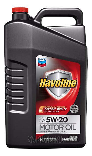 Купить запчасть CHEVRON - 223393485 Моторное масло Chevron Havoline 5W-20 4,73л