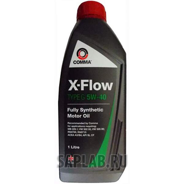 Купить запчасть COMMA - XFG1L Моторное масло Comma x-Flow type g 5W-40 1л