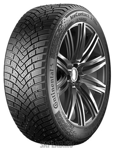 Купить запчасть CONTINENTAL - 0347393 Шины Continental 225/60R16 102T XL IceContact 3 TL FR TA (шип.)