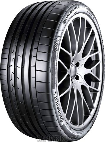 Купить запчасть CONTINENTAL - 0357214 Шины Continental SportContact 6 265/45 R20 108Y (до 300 км/ч) 357214