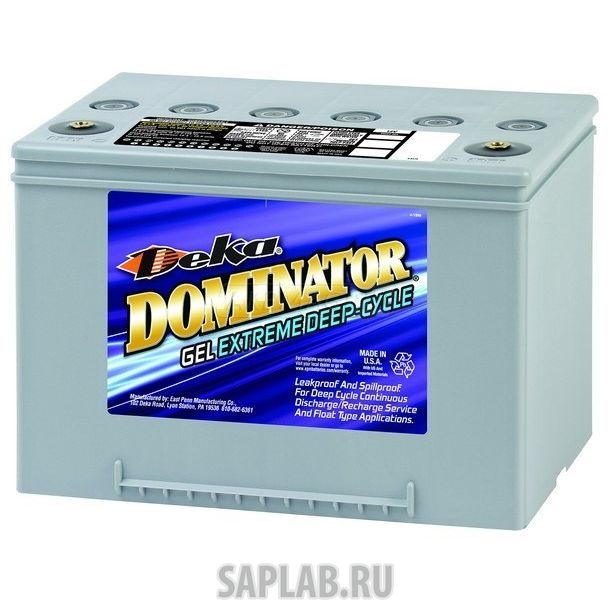 Купить запчасть  DEKA - 8G34R Аккумулятор DEKA 8G34R 12V 63A (260х169х178)