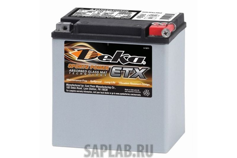 Купить запчасть  DEKA - ETX30L Аккумулятор DEKA ETX30L