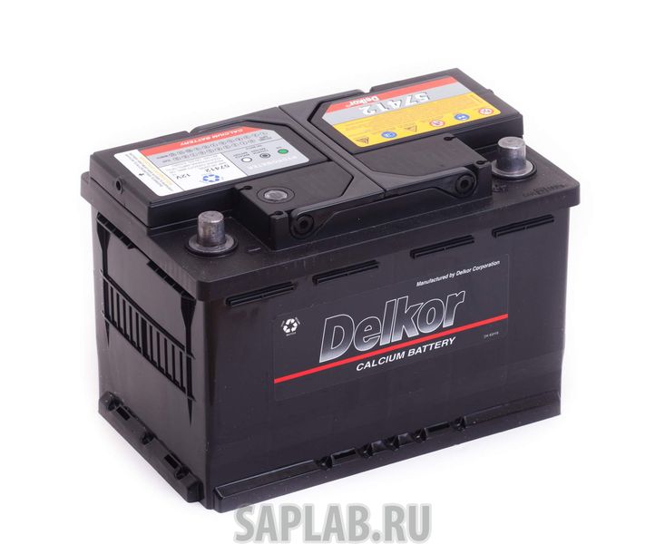 Купить запчасть  DELKOR - 74R Аккумулятор DELKOR 74R+