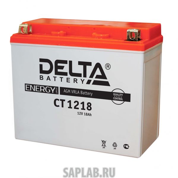 Купить запчасть  DELTA - 1058754289734 Аккумулятор мотоциклетный Delta CT1218