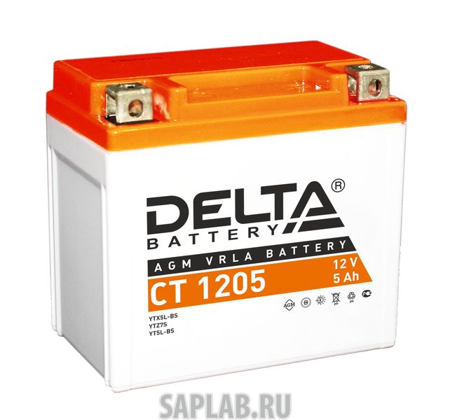 Купить запчасть  DELTA - CT1205 Аккумулятор автомобильный  Delta CT 1205 5 Ач