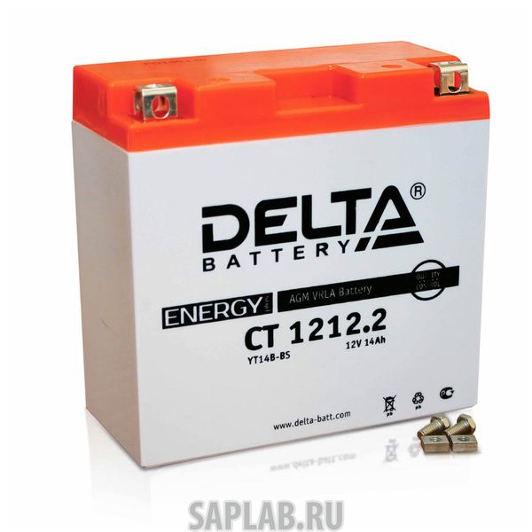 Купить запчасть  DELTA - CT12122 Аккумулятор автомобильный Delta CT 1212.2 14 Ач