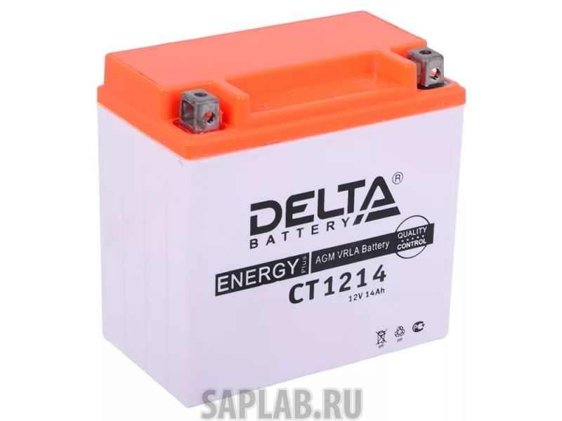 Купить запчасть  DELTA - CT1214 Аккумулятор автомобильный  Delta CT 1214 14 Ач