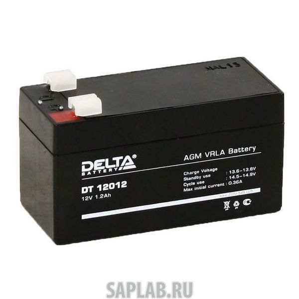 Купить запчасть  DELTA - DT12012 Аккумулятор Delta DT 12012 12В 1,2Ач 97x44x59 мм Обратная (-+)