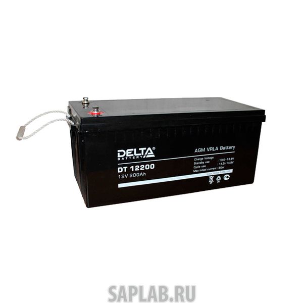 Купить запчасть  DELTA - DT12200 Аккумулятор Delta DT 12200 12В 200Ач 523x240x224 мм Обратная (-+)