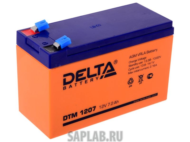 Купить запчасть  DELTA - DTM1207 Аккумулятор Delta DTM 1207