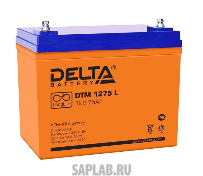 Купить запчасть  DELTA - DTM1275L Аккумулятор Delta DTM 1275 L