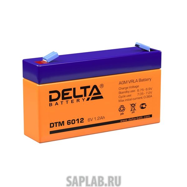 Купить запчасть  DELTA - DTM6012 Аккумулятор DELTA DTM 6012