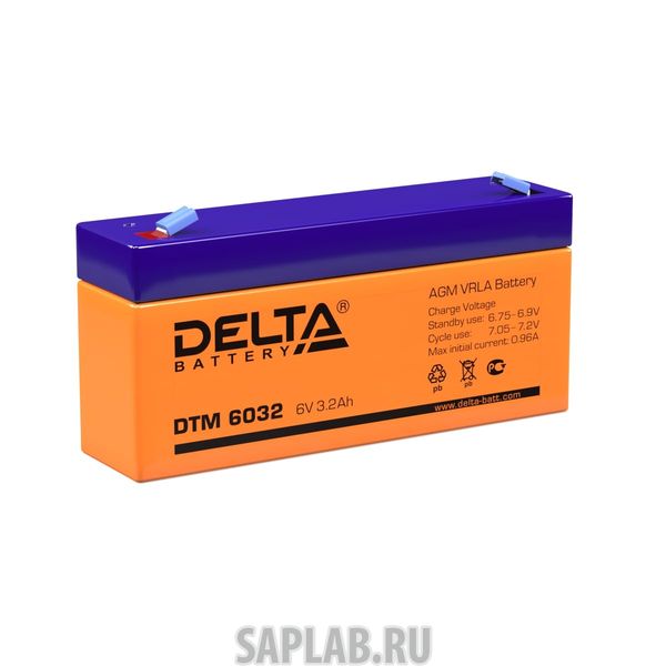 Купить запчасть  DELTA - DTM6032 Аккумулятор DELTA DTM 6032