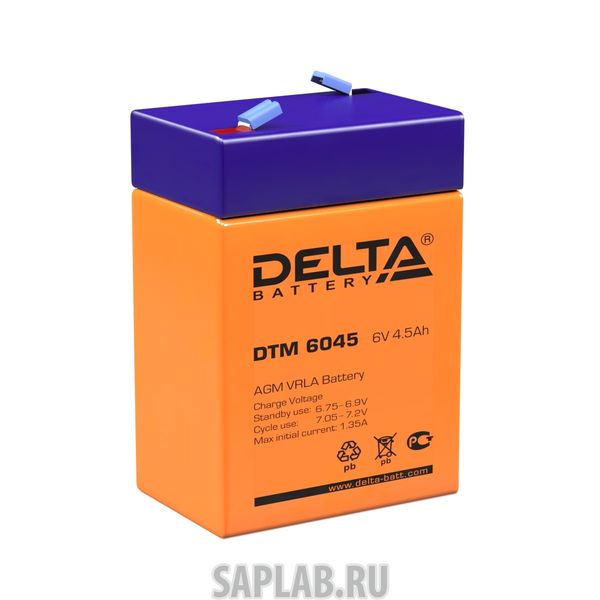 Купить запчасть  DELTA - DTM6045 Аккумулятор DELTA DTM 6045