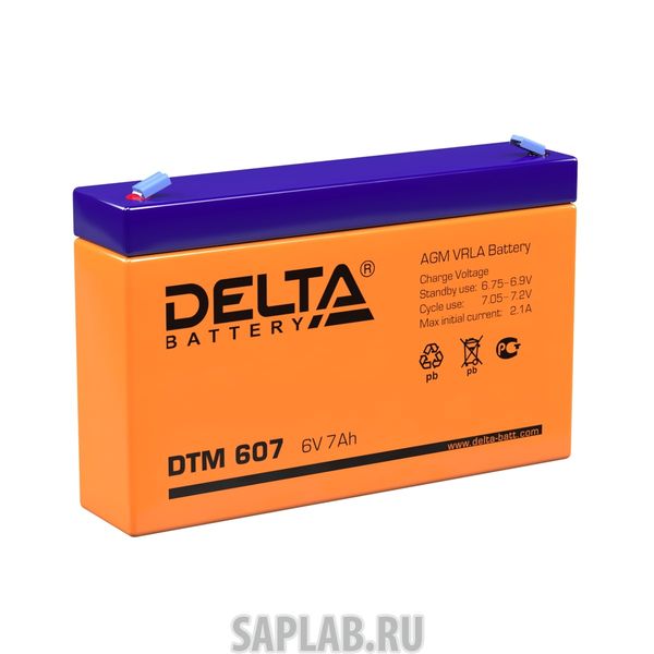 Купить запчасть  DELTA - DTM607 Аккумулятор DELTA DTM 607 278