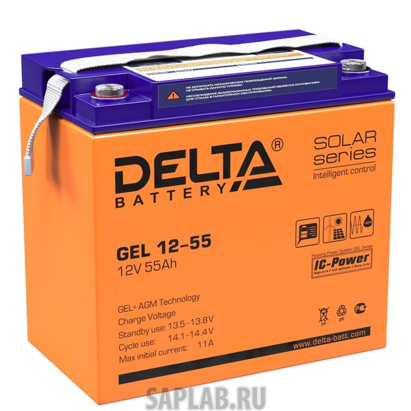 Купить запчасть  DELTA - GEL1255 Аккумулятор DELTA GEL 12-55