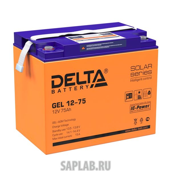 Купить запчасть  DELTA - GEL1275 Аккумулятор DELTA GEL 12-75