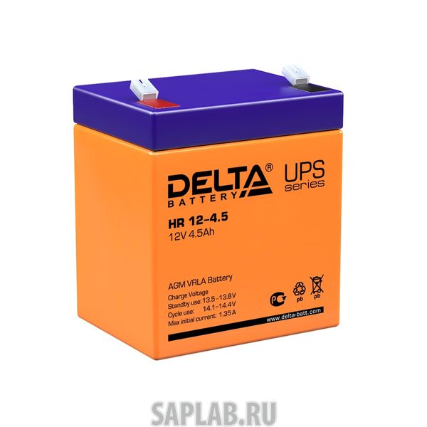 Купить запчасть  DELTA - HR1245 Аккумулятор DELTA HR 12-4.5