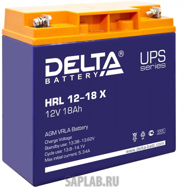 Купить запчасть  DELTA - HRL1218X Аккумулятор Delta HRL 12-18 X