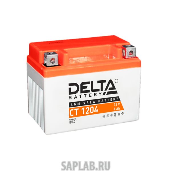 Купить запчасть  DELTA - YTX4LBS Аккумулятор Delta CT 1204 12V 4а/ч (YTX4L-BS) AGM