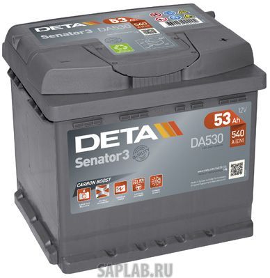 Купить запчасть  DETA - DA530 Аккумулятор автомобильный DETA DA530 53 Ач