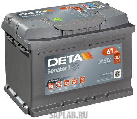 Купить запчасть  DETA - DA612 Аккумулятор автомобильный DETA DA612 61 Ач