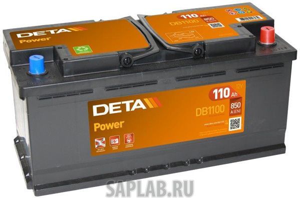 Купить запчасть  DETA - DB1100 Аккумулятор автомобильный DETA DB1100 110 Ач