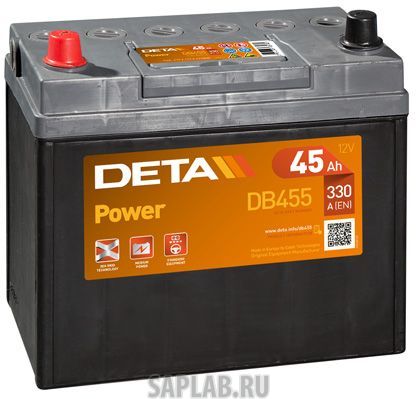 Купить запчасть  DETA - DB455 Аккумулятор автомобильный DETA DB455 45 Ач